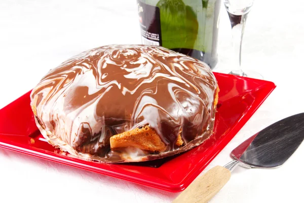 Torta al cioccolato — Foto Stock