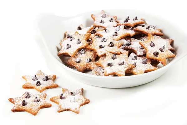 Galletas estrella de Navidad — Foto de Stock