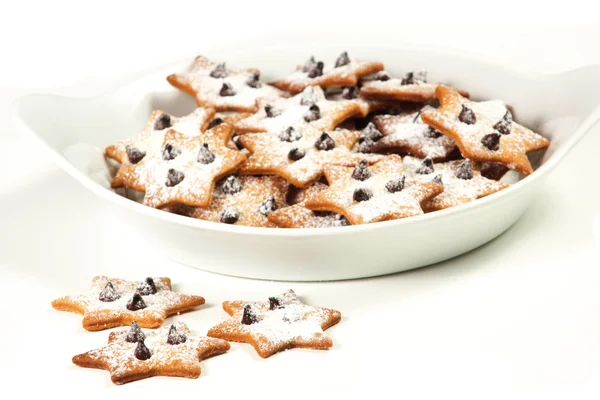 Biscoitos estrela de Natal — Fotografia de Stock