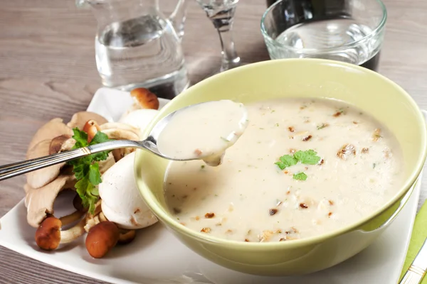 Mushrooms soup — Stock Photo, Image