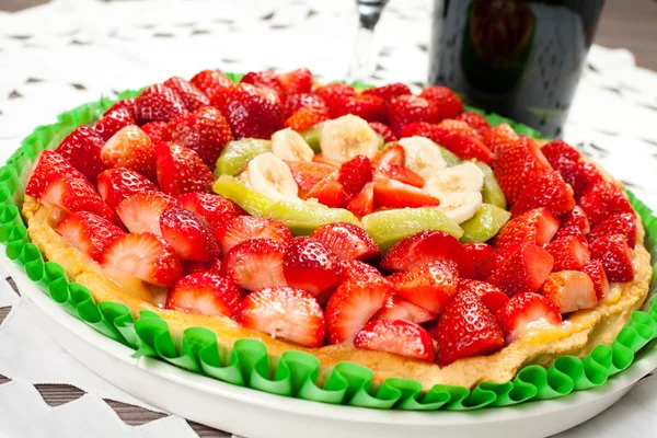 Torta di frutta fresca — Foto Stock