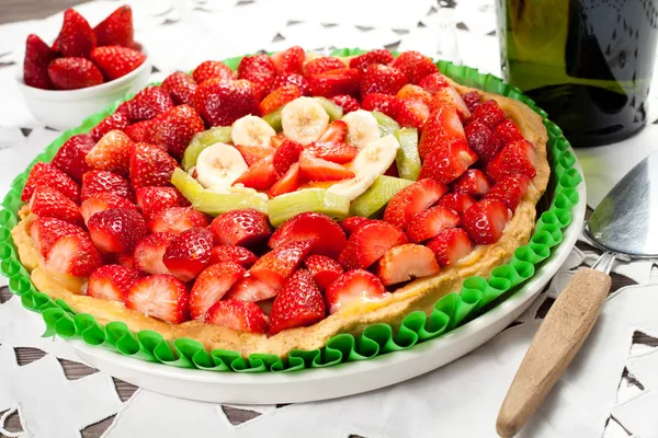 Torta di frutta fresca — Foto Stock