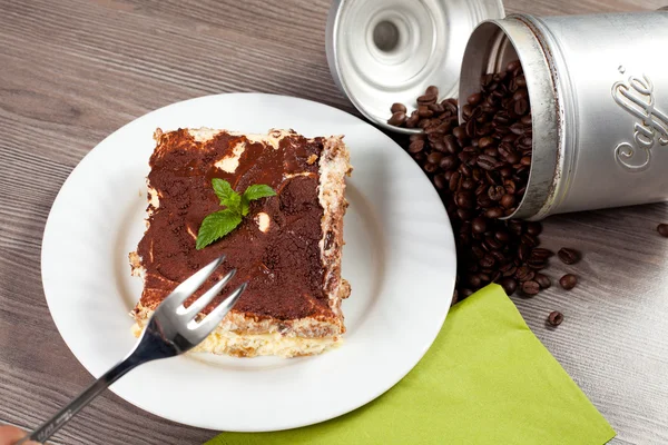 เค้ก Tiramisu — ภาพถ่ายสต็อก