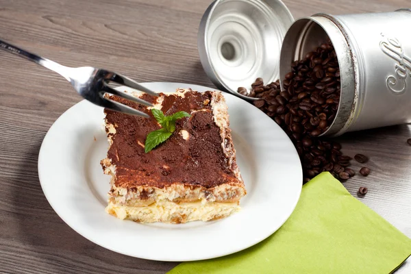 เค้ก Tiramisu — ภาพถ่ายสต็อก