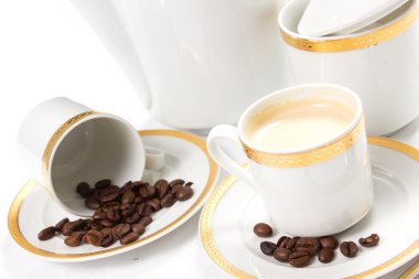 Bir fincan sade kahve.