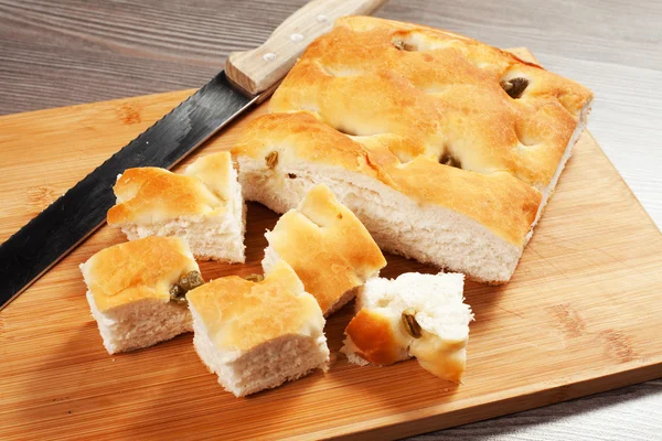 Pan de focaccia —  Fotos de Stock