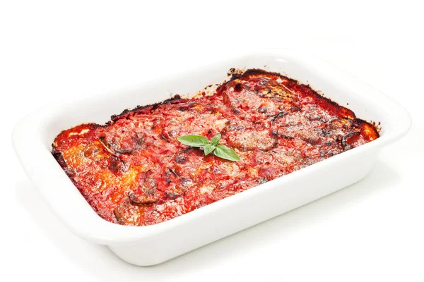 Parmigiana eggplant — Stock Photo, Image