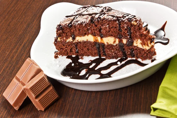 Gâteau au chocolat — Photo