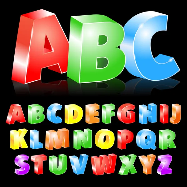 Wektor zestaw abc — Wektor stockowy