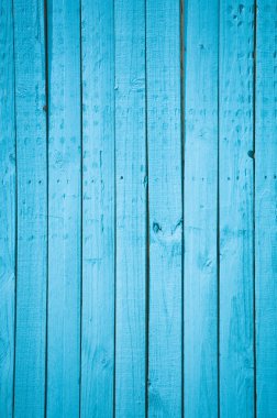 Teal Blue Wooden Fence Background. clipart