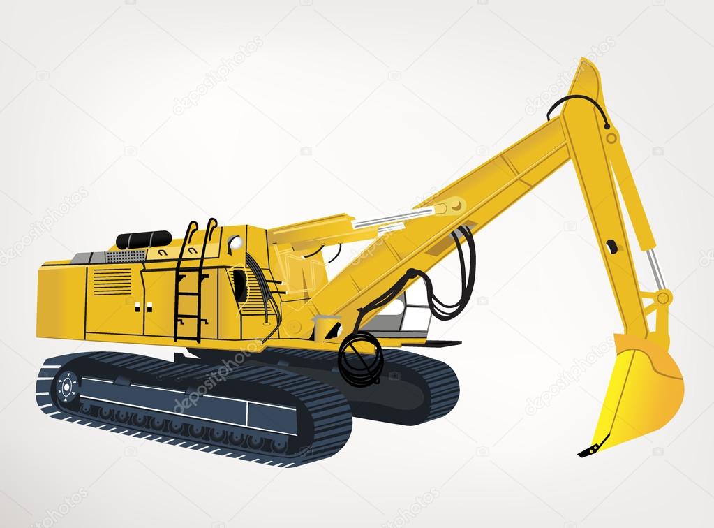Weight and powerful excavator