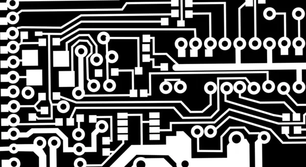 Tablero de circuito informático — Archivo Imágenes Vectoriales