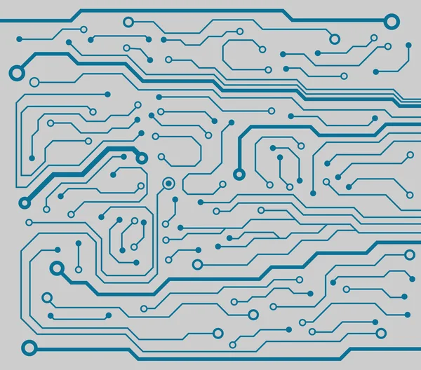 Scheda di circuito del computer — Vettoriale Stock