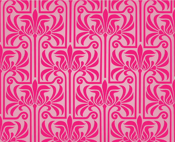 Абстрактный бесшовный цветочный узор