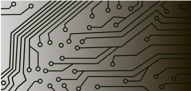 devre kartı modeli. tasarlamak teknoloji vektör arka plan