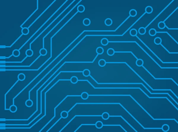 Schema del circuito stampato. tecnologia astratta sfondo vettoriale — Vettoriale Stock