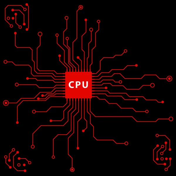 Padrão de placa de circuito. resumo tecnologia de fundo vetorial — Vetor de Stock