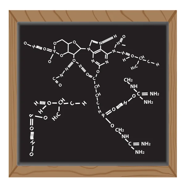 抽象的化学背景。矢量插画 — 图库矢量图片