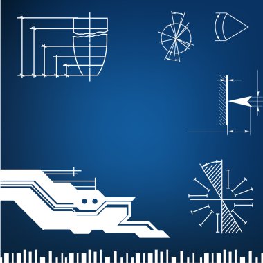 abstract techno arka plan. vektör. eps10