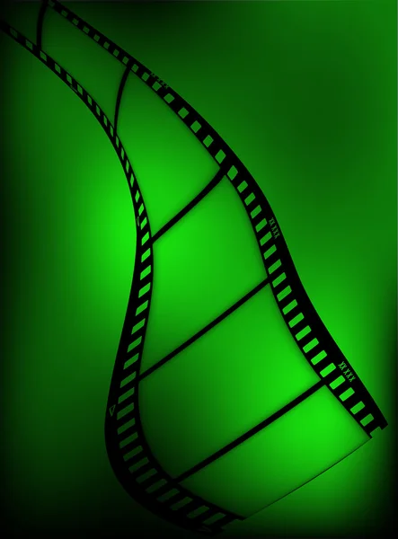 Film stripe or film reel on shiny movie background. EPS 10 — Stock