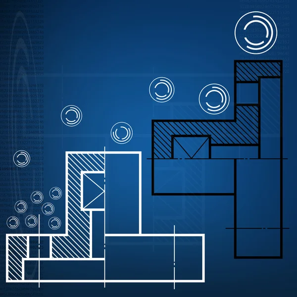 Abstract techno arka plan. vektör. eps10 — Stok Vektör