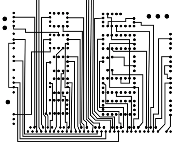 抽象的な技術回路基板 — ストックベクタ