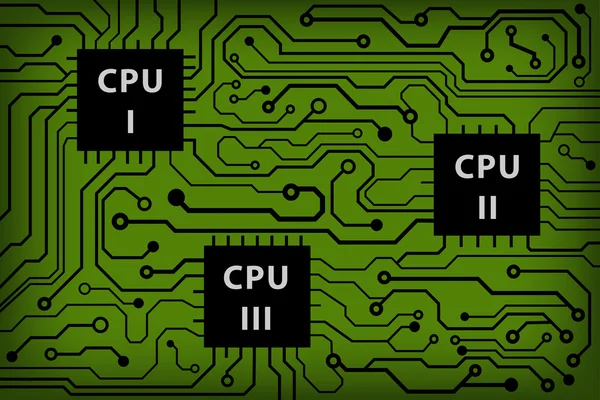Carte de circuit de technologie abstraite — Image vectorielle