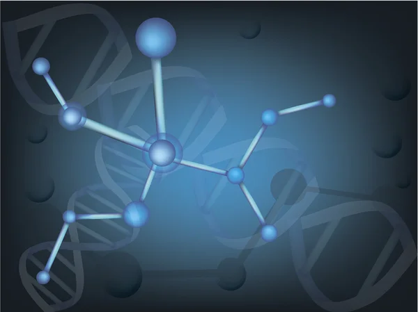 Molécula. ilustración vectorial eps10 — Archivo Imágenes Vectoriales