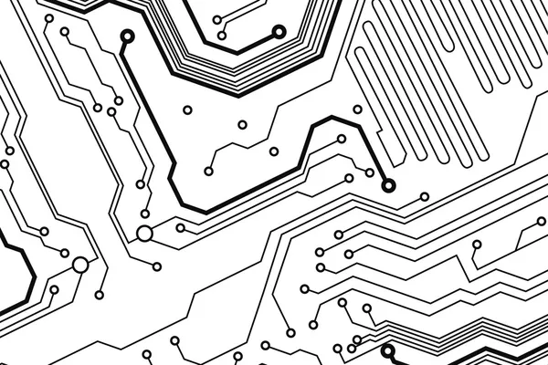 抽象技术电路板矢量背景 — 图库矢量图片