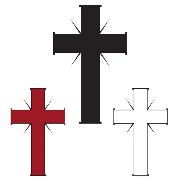 Хрест Векторні ілюстрації — стоковий вектор