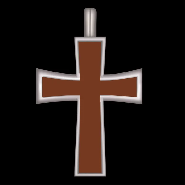 Krzyż ilustracji wektorowych — Wektor stockowy