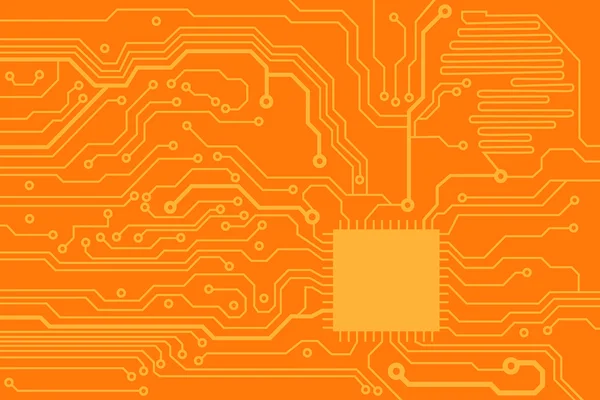 Placa de circuito de tecnología abstracta — Vector de stock