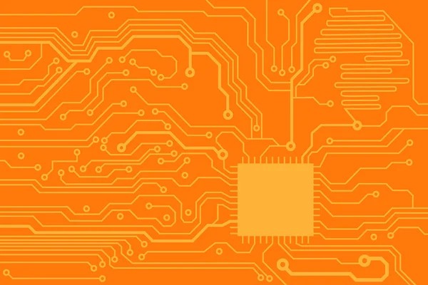 Carte de circuit de technologie abstraite — Image vectorielle