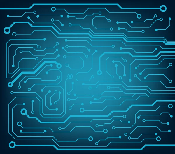 Placa de circuito de tecnología abstracta — Archivo Imágenes Vectoriales