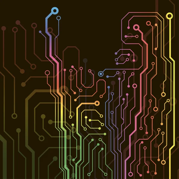 Circuit board background — Stock Vector