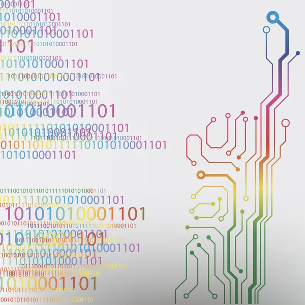 Sfondo circuito stampato. eps10 illustrazione vettoriale — Vettoriale Stock