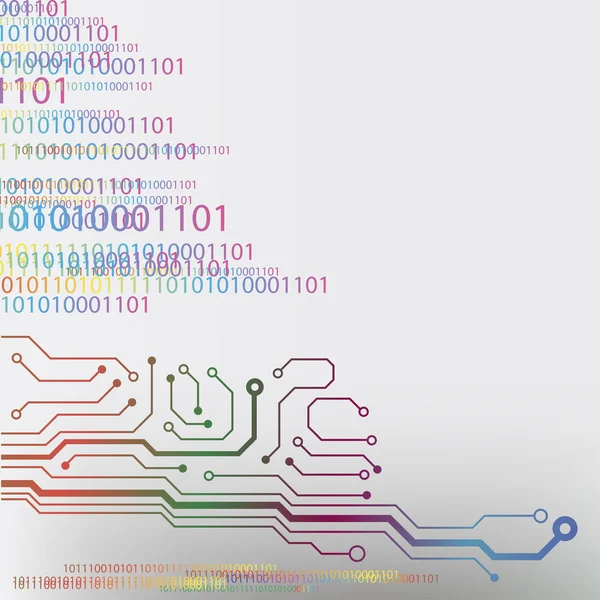 Fond de carte de circuit imprimé. illustration vectorielle eps10 — Image vectorielle