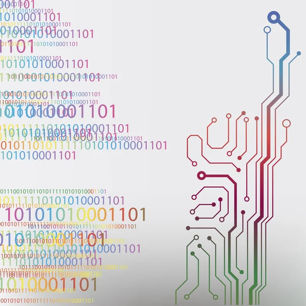 Sfondo circuito stampato. eps10 illustrazione vettoriale — Vettoriale Stock