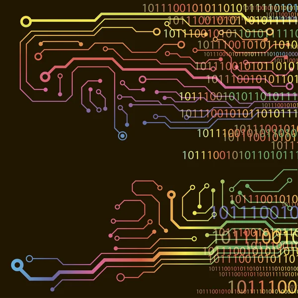 Fundo da placa de circuito. eps10 ilustração vetorial — Vetor de Stock