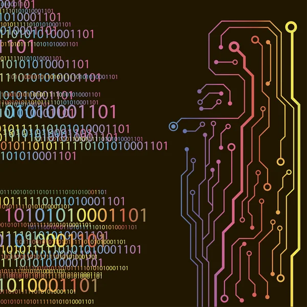 Circuit board background. eps10 vector illustration — Stock Vector