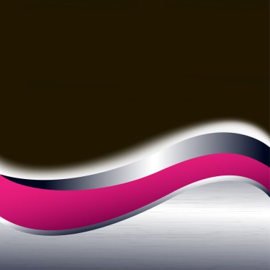 metal dalga stil vektör arka plan. eps10 vektör