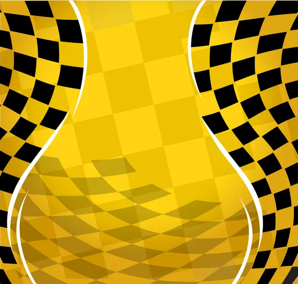 Vector checkered racing background. EPS10 — Stock Vector