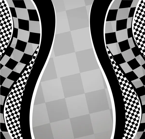 Vector checkered racing background. EPS10 — Stock Vector