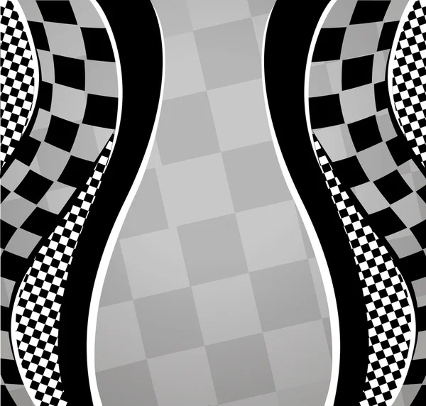 Vector checkered fundo de corrida. EPS10 — Vetor de Stock