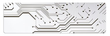 techno devre web Bannerlar. eps10 vektör çizim