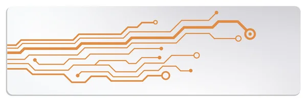 techno devre web Bannerlar. eps10 vektör çizim