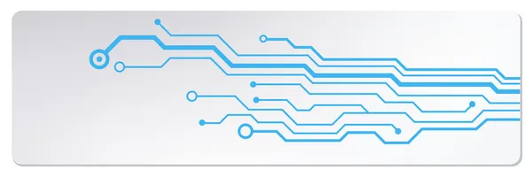 techno devre web Bannerlar. eps10 vektör çizim