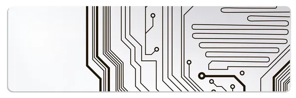 Techno circuit web banners. EPS10 vector illustration — Stock Vector