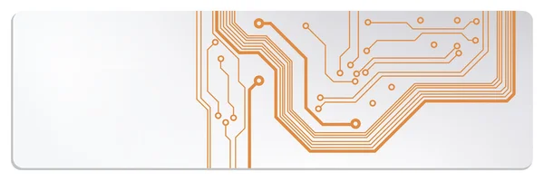 Techno circuit web banners. EPS10 vector illustration — Stock Vector