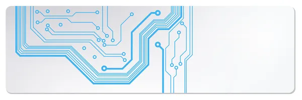 Techno circuit web banners. EPS10 vector illustration — Stock Vector